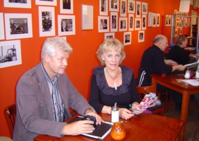 foto Warmond met Maarten 't Hart